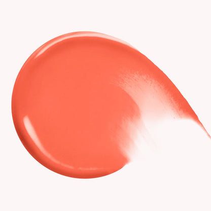 Oplenza Whip Cream Blush swatch- 06 Apricot Melt, professional makeup, skin-friendly, soft glowy whip cream blush for a radiant look