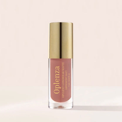 Oplenza Opulent Longwear Matte Liquid Lipstick- best matte vegan lipstick in shade 44 Veil